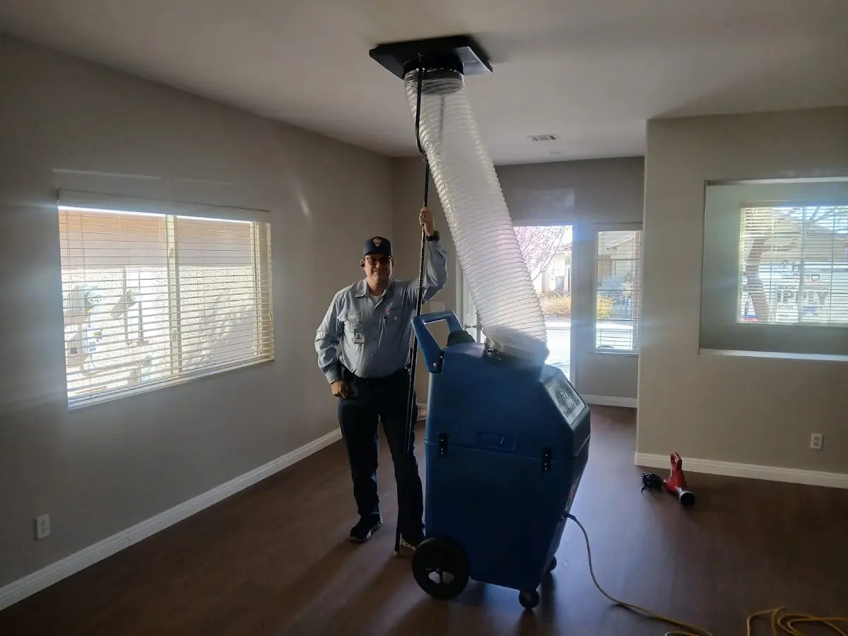 Professional Dryer Vent Cleaning work inside a Sharonville home